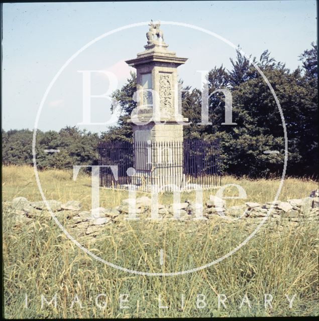 Sir Bevil Grenville's Monument, Lansdown, Bath c.1965