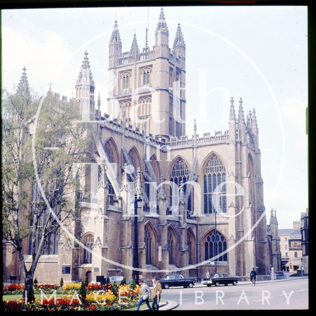 Bath Abbey from Orange Grove c.1965