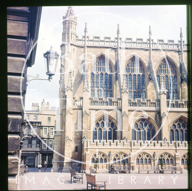 South side, Bath Abbey c.1965