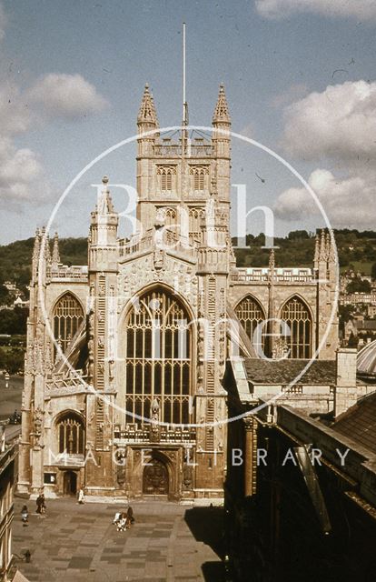 West front, Bath Abbey 1960s-1990s