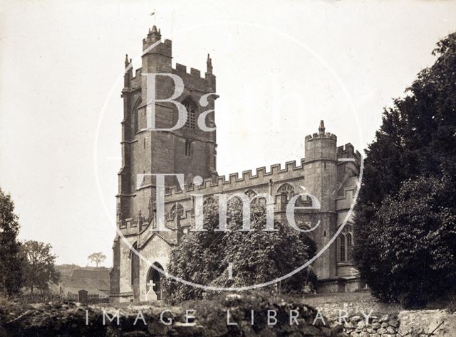 The church, dedicated to St. Julian, Wellow c.1900