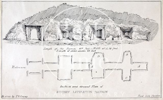 The Long Barrow, Stoney Littleton near Wellow c.1880