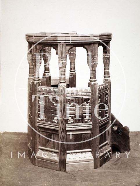 Pulpit in the Church School, Wellow 1920s