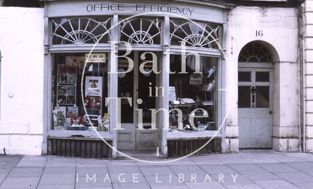 Office Efficiency, 16, Argyle Street, Bath 1972