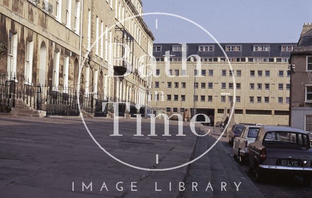 Ballance Street from Portland Place, Bath 1973