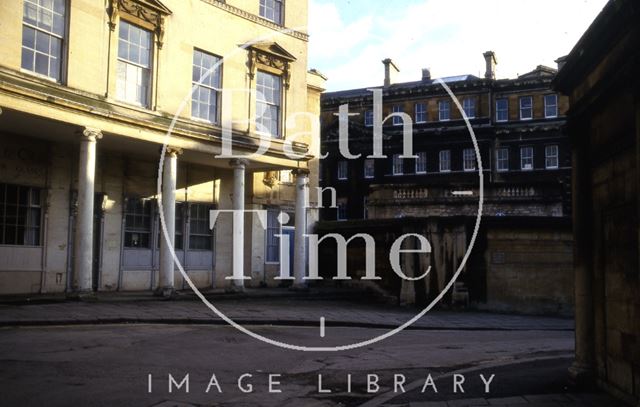 7 & 8, Bath Street from Hot Bath Street, Bath 1986