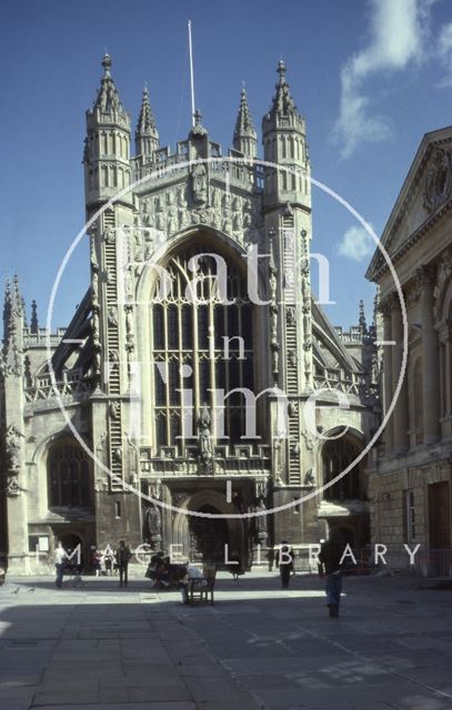 West front, Bath Abbey 1981