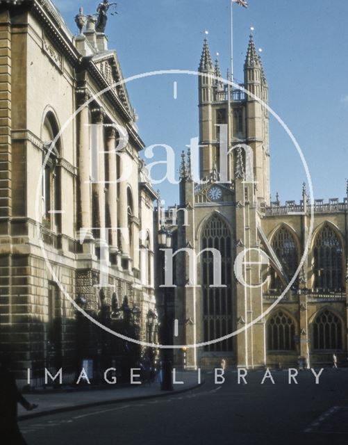 North side, Bath Abbey 1981