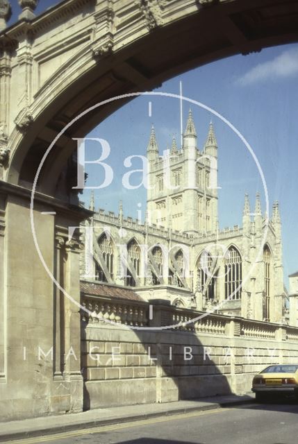 Bath Abbey from York Street 1981