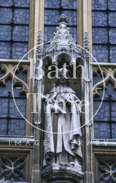 Statue of Henry VII, Bath Abbey 1966