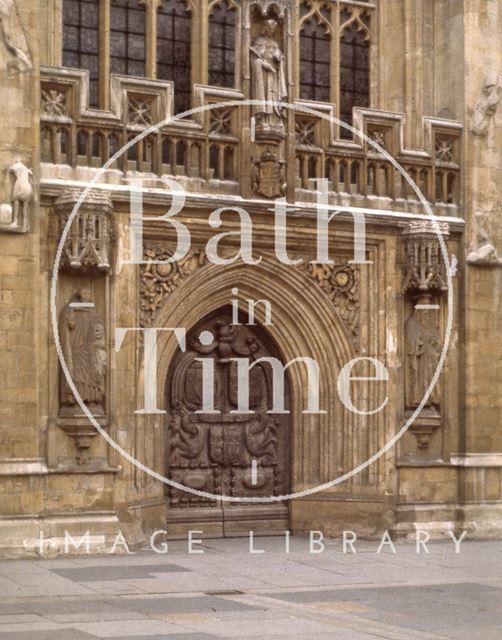 West door, Bath Abbey 1963