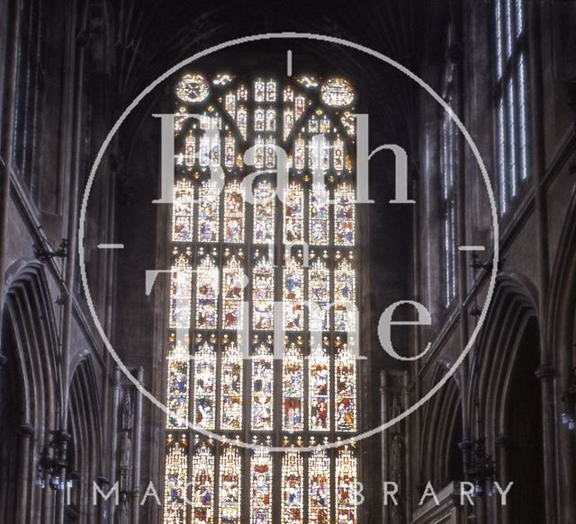 East window, Bath Abbey 1957