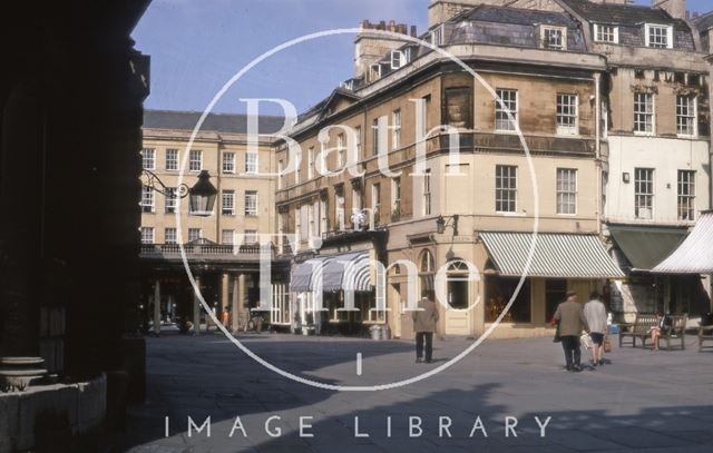 Northwest corner, Abbey Church Yard, Bath 1969