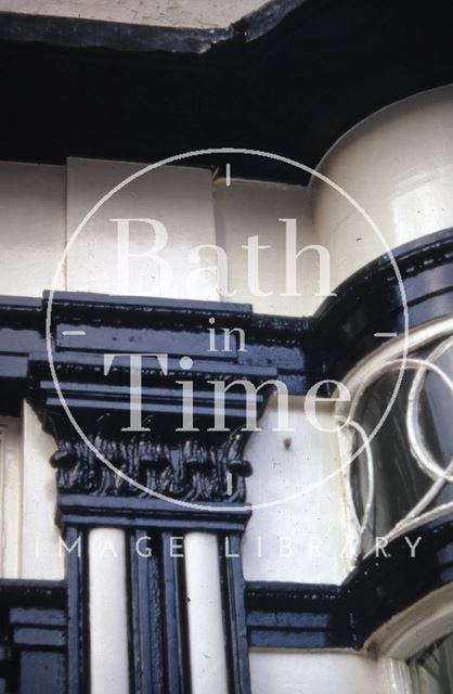 Detail of National Trust shop, 14, Abbey Church Yard, Bath 1968