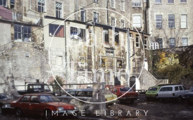 Rear of south side, Argyle Street, Bath 1981