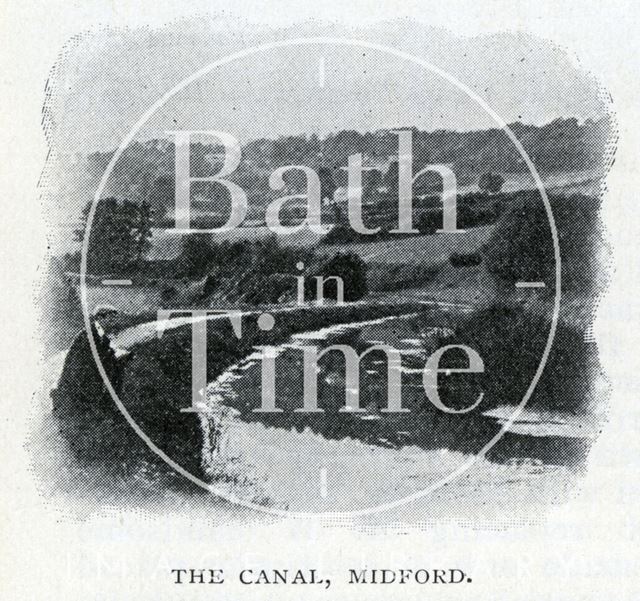 The Somersetshire Coal Canal, Midford c.1905