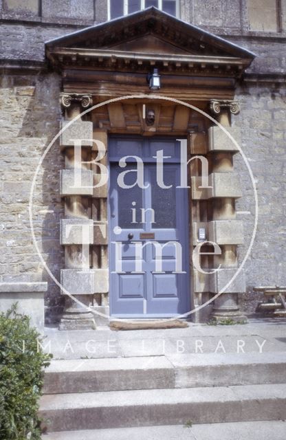 Front door, Eagle House, Batheaston 1965