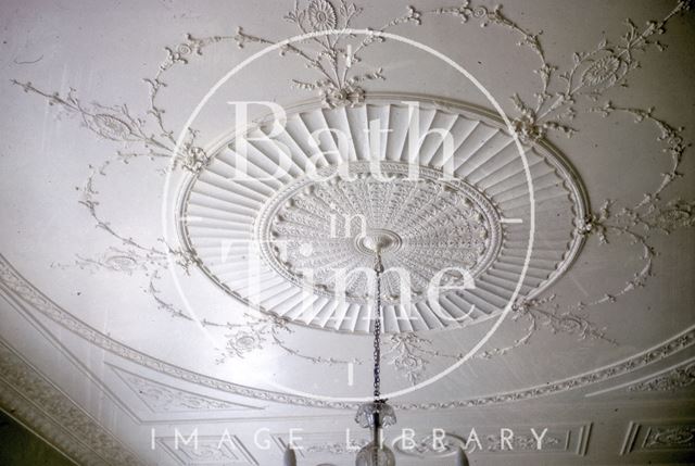 Drawing room ceiling plaster, Titan Barrow, Bathford 1964