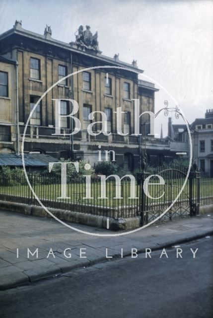 Theatre Royal from Beauford Square, Bath 1956