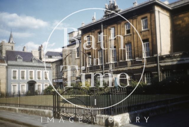 Theatre Royal from Beauford Square, Bath 1960