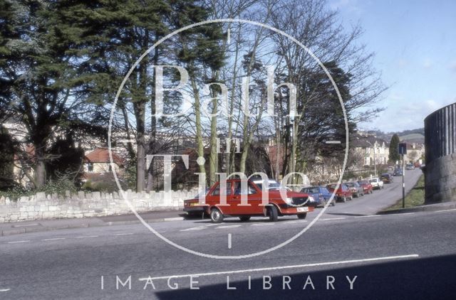 Beckford Gardens from Beckford Road, Bath 1987