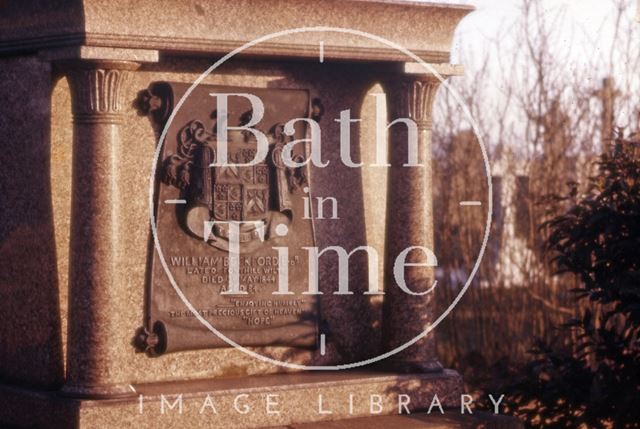 William Beckford's tomb in Lansdown Cemetery, Bath 1965