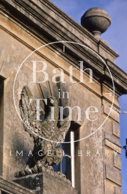 Eagle detail, Westfield House, 172, Bloomfield Road, Bath 1971