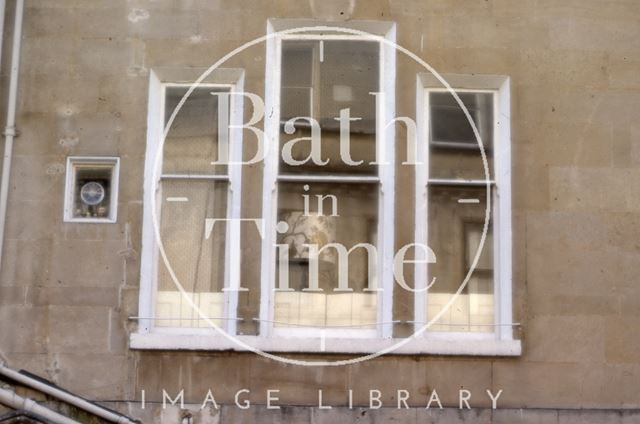 Lowered window sill, 16, Brock Street, Bath 1979