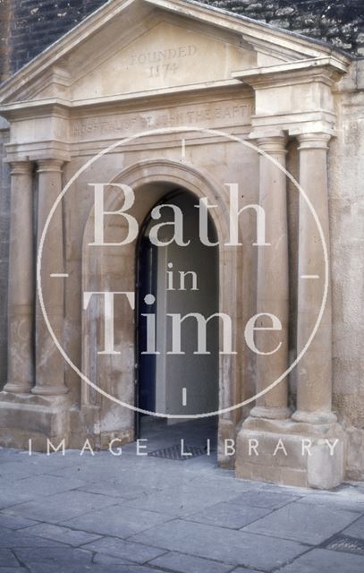 Cross Bath entrance, Chapel Court, Bath 1983