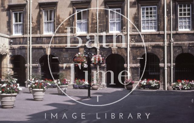 St. John's Hospital, east side, Chapel Court, Bath 1984