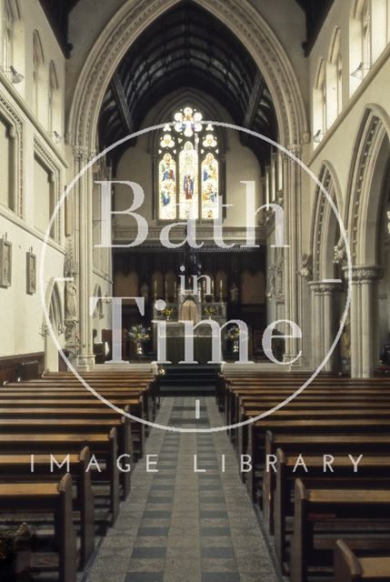 Interior, St. Mary's Roman Catholic Church, Julian Road, Bath 1966