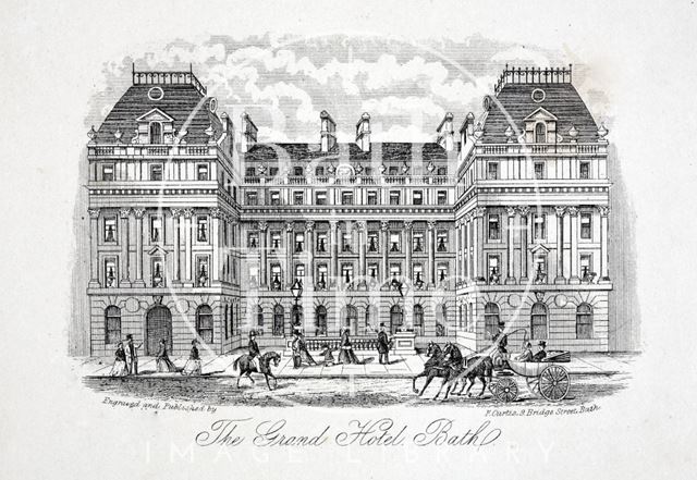 The Grand Pump Room Hotel, Stall Street, Bath c.1873