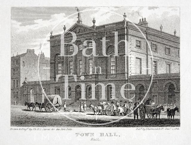 The Guildhall, High Street, Bath 1823