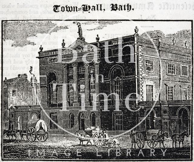 Town Hall (Guildhall), High Street, Bath 1824