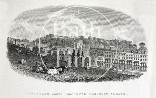 Cavendish Place, Lansdown Crescent &c., Bath c.1837