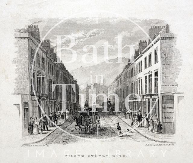 Milsom Street, Bath c.1845