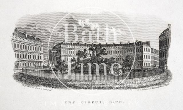 The Circus, Bath c.1845