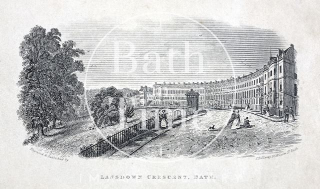 Lansdown Crescent, Bath 1850