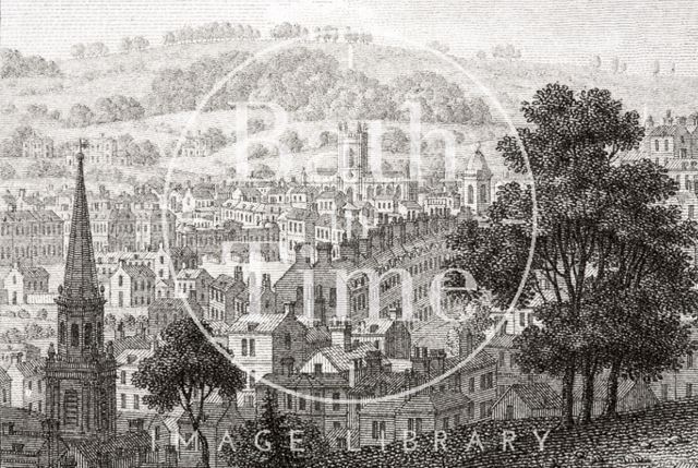 Bath from Camden Place (now Camden Crescent) 1819 - detail