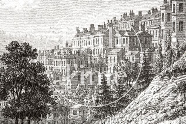 Bath from Camden Place (now Camden Crescent) 1819 - detail