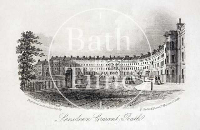 Lansdown Crescent, Bath c.1860