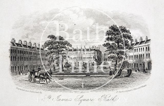 St. James's Square, Bath c.1860