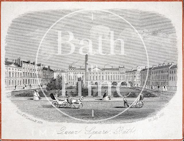 Queen Square, Bath 1860