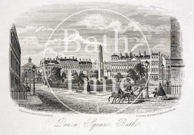 Queen Square, Bath c.1860