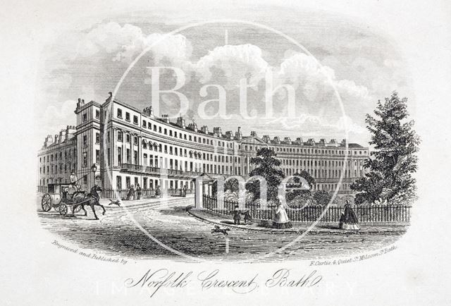 Norfolk Crescent, Bath c.1860