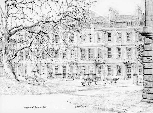 Kingsmead Square, Bath c.1977