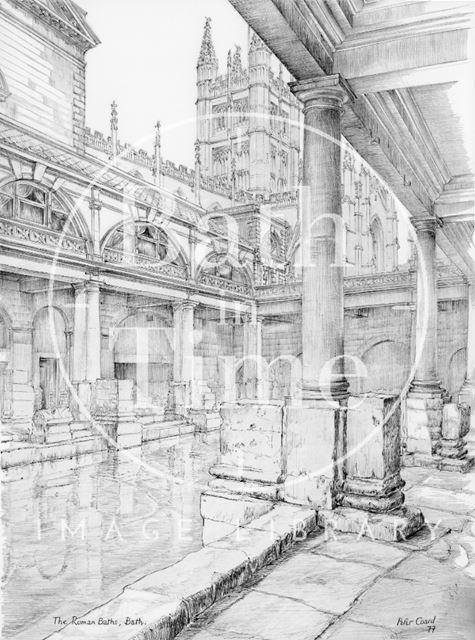 The Roman Baths, Bath 1977