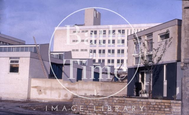 Bath Technical College from Corn Street, Bath 1962