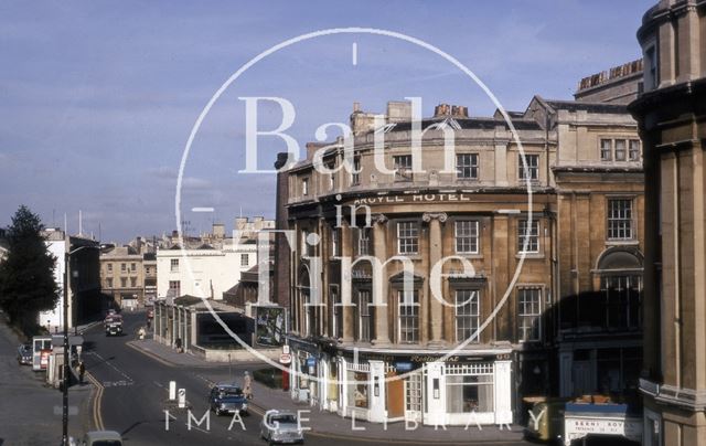 Argyle Hotel, Railway Place and Dorchester Street, Bath 1970