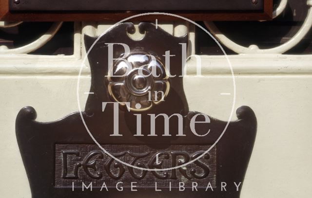 Letterbox, 16, Gay Street, Bath 1965